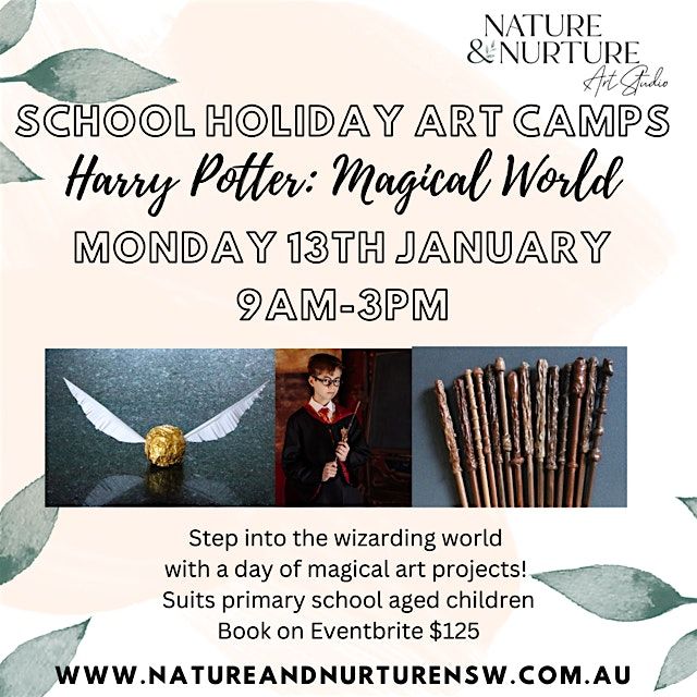 School Holiday Art Camps - Harry Potter : Magical worlds