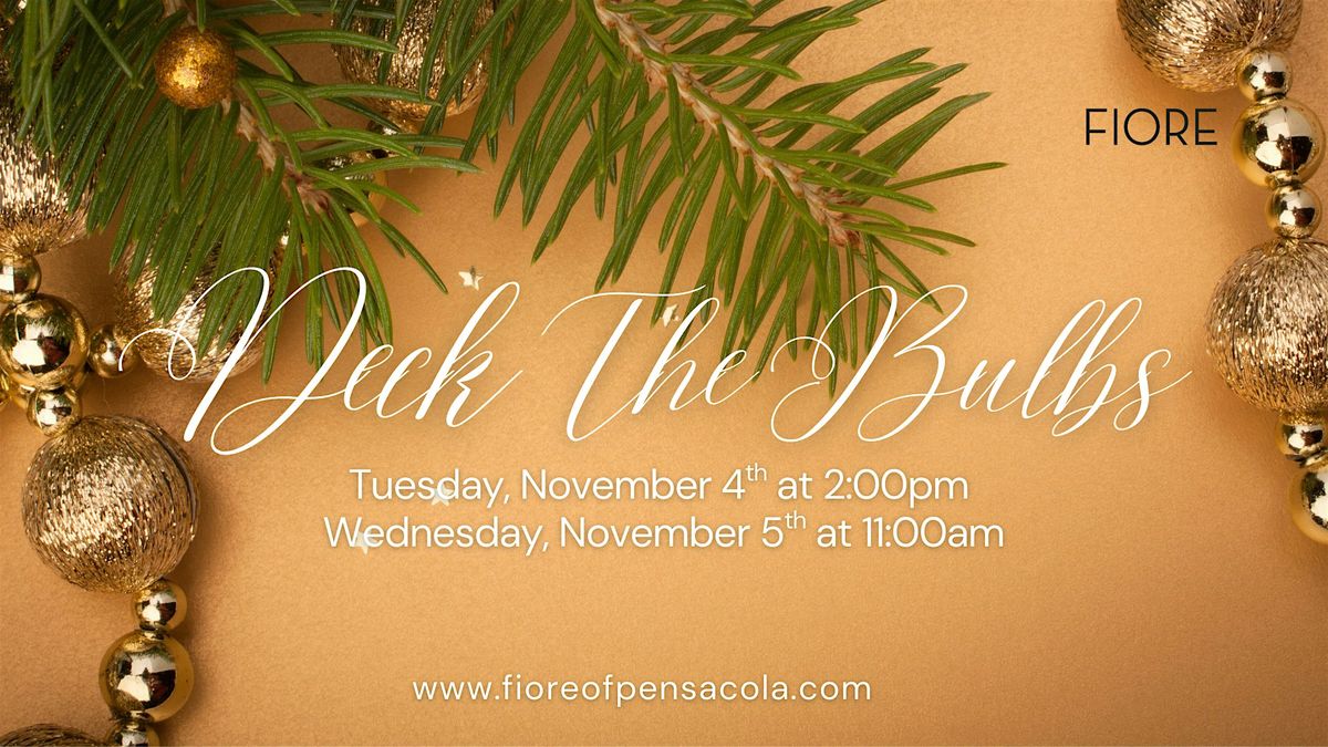 Deck The Bulbs: Amaryllis Demonstration