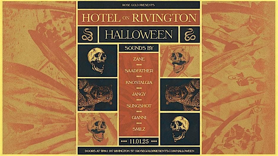 NYC Best Halloween Party @ Hotel on Rivington - Saturday 11\/1