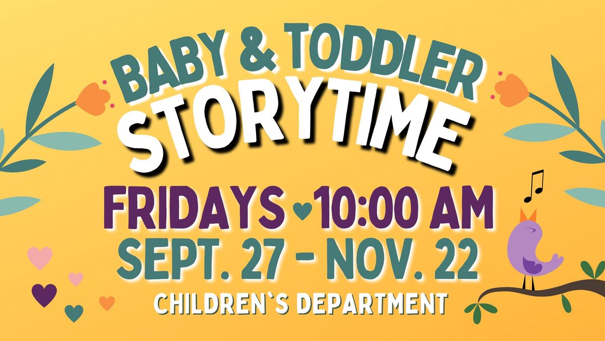 Baby & Toddler Storytime & Playgroup