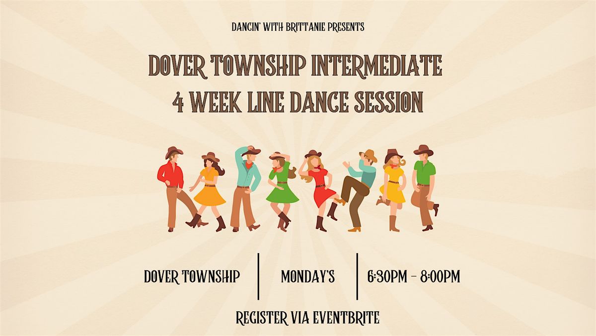 Dover Township 4 Week Intermediate Line Dance Session