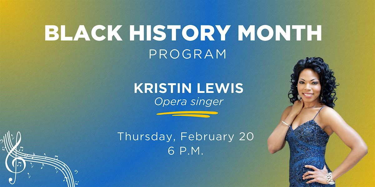 Celebrate Black History Month with Kristin Lewis