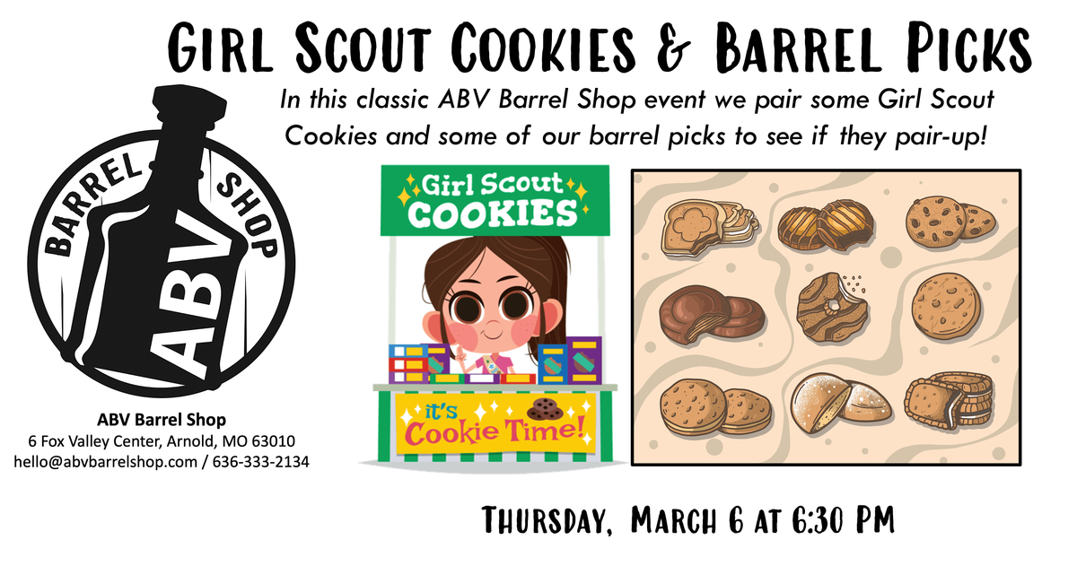 ABV Barrel Shop Girl Scout Cookies & Barrel Picks Pairing Event