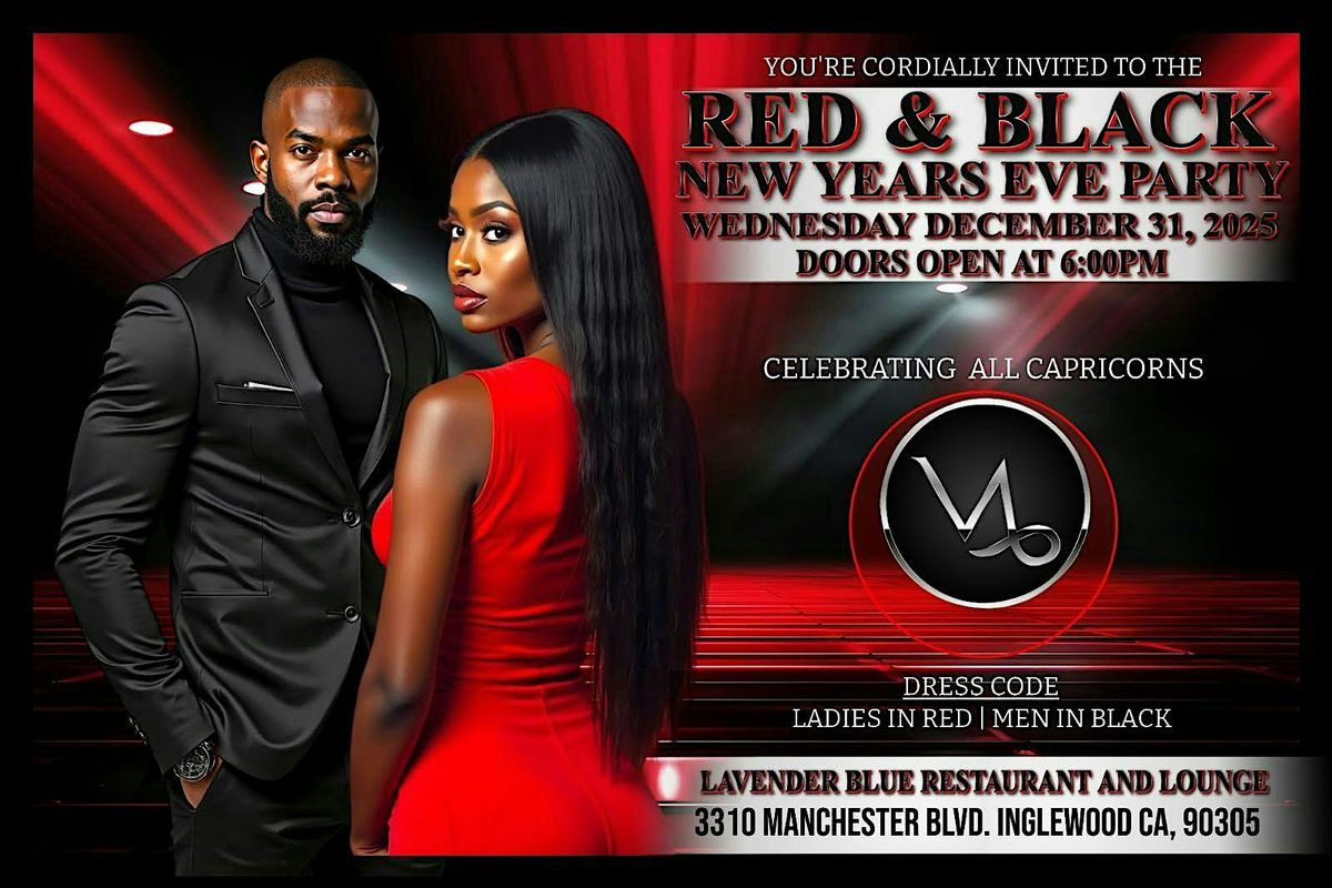 RED & BLACK NEW YEARS EVE PARTY