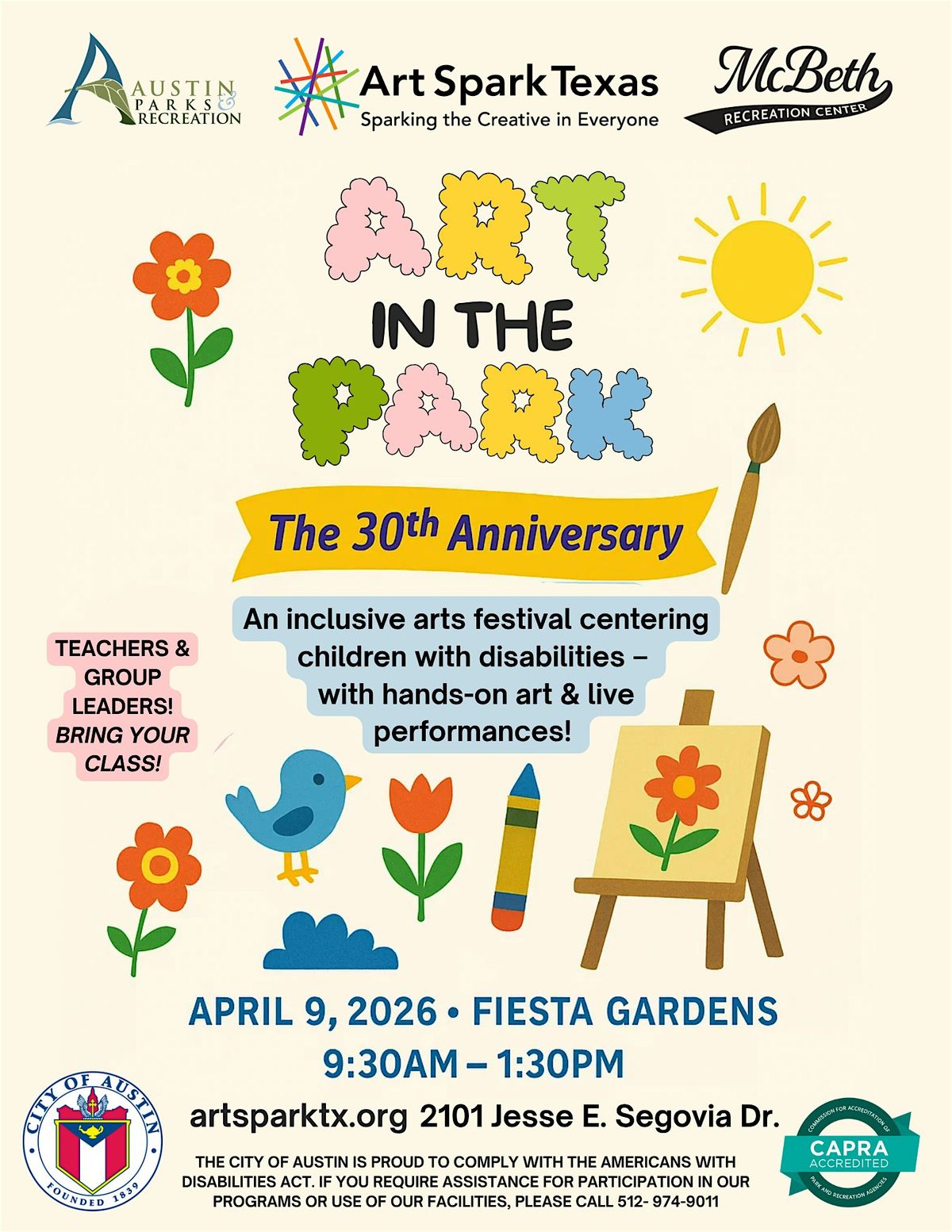 Art in the Park Festival 2026