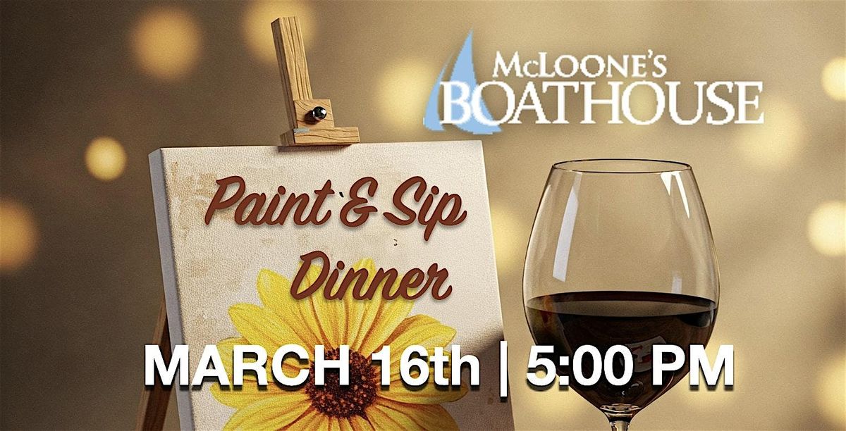 McLoone's Boathouse - Sip and Paint Dinner