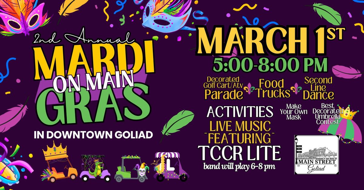 2nd Annual Mardi Gras on Main