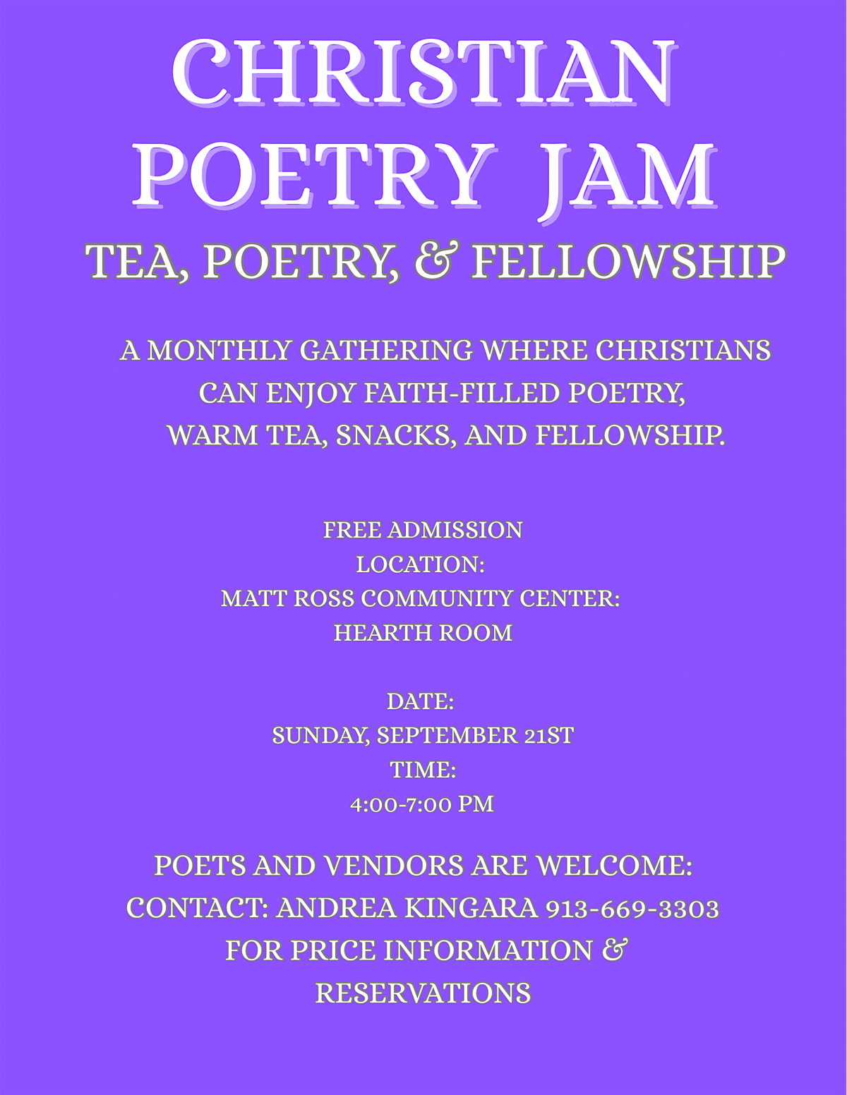 Christian Poetry Jam