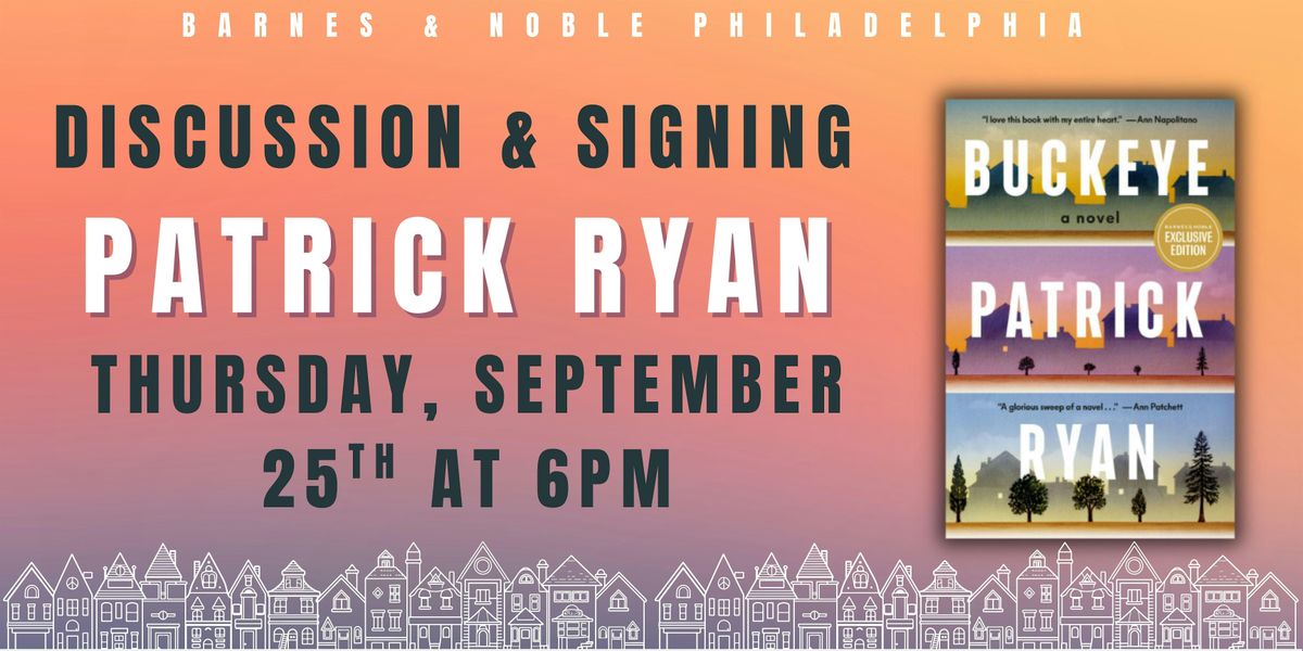 Patrick Ryan celebrates BUCKEYE on Thursday, September 25th at 6pm