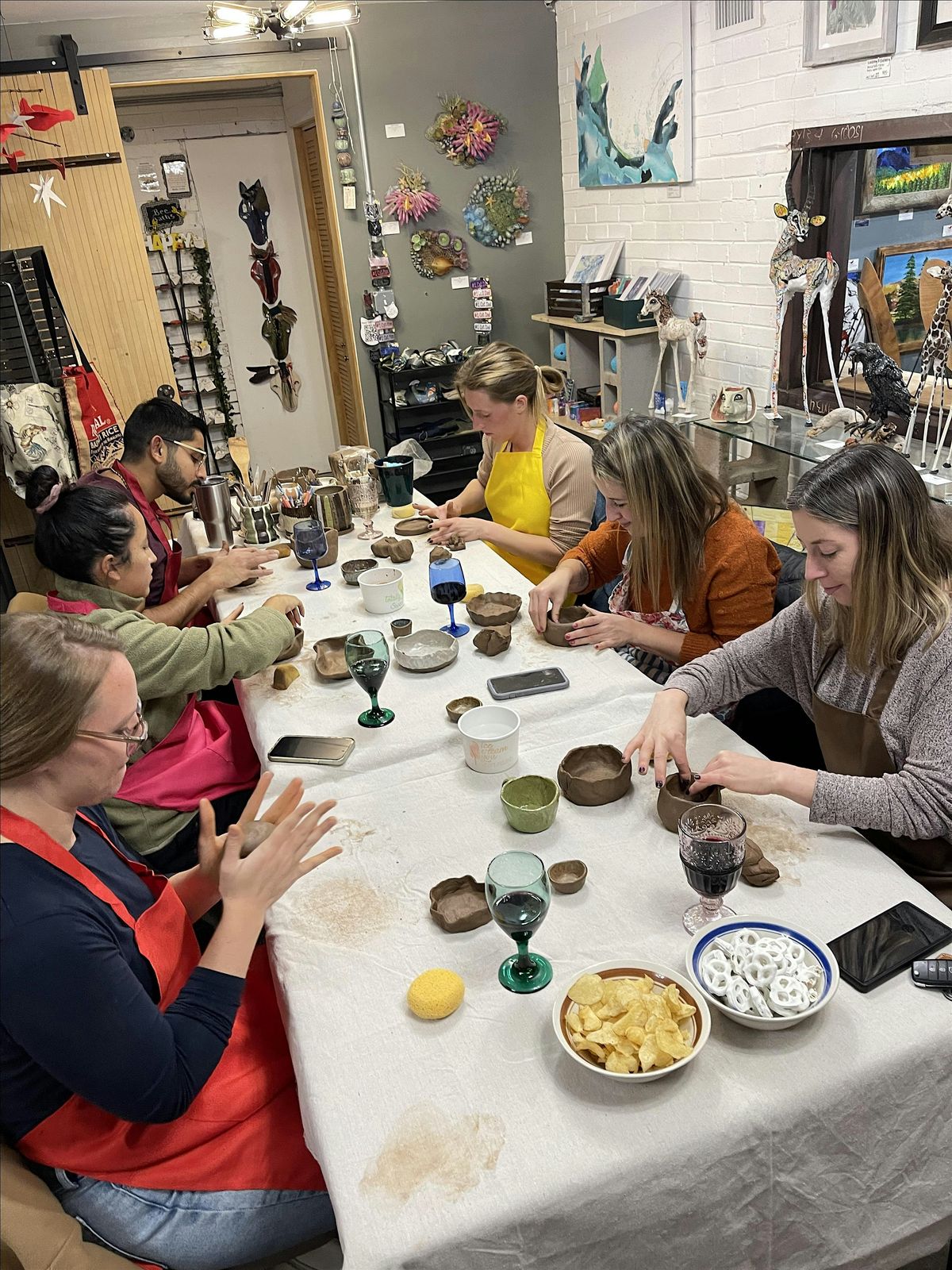 Learn to make your own ceramic pinch pots!