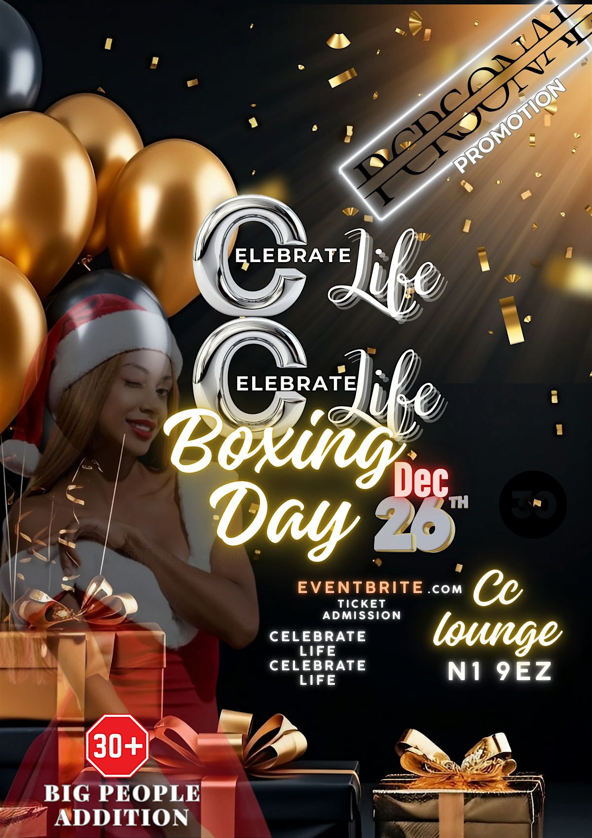 CELEBRATE LIFE \u2022 CELEBRATE LIFE \u2022 \u201cBoxing Day\u201d big people dance 30+