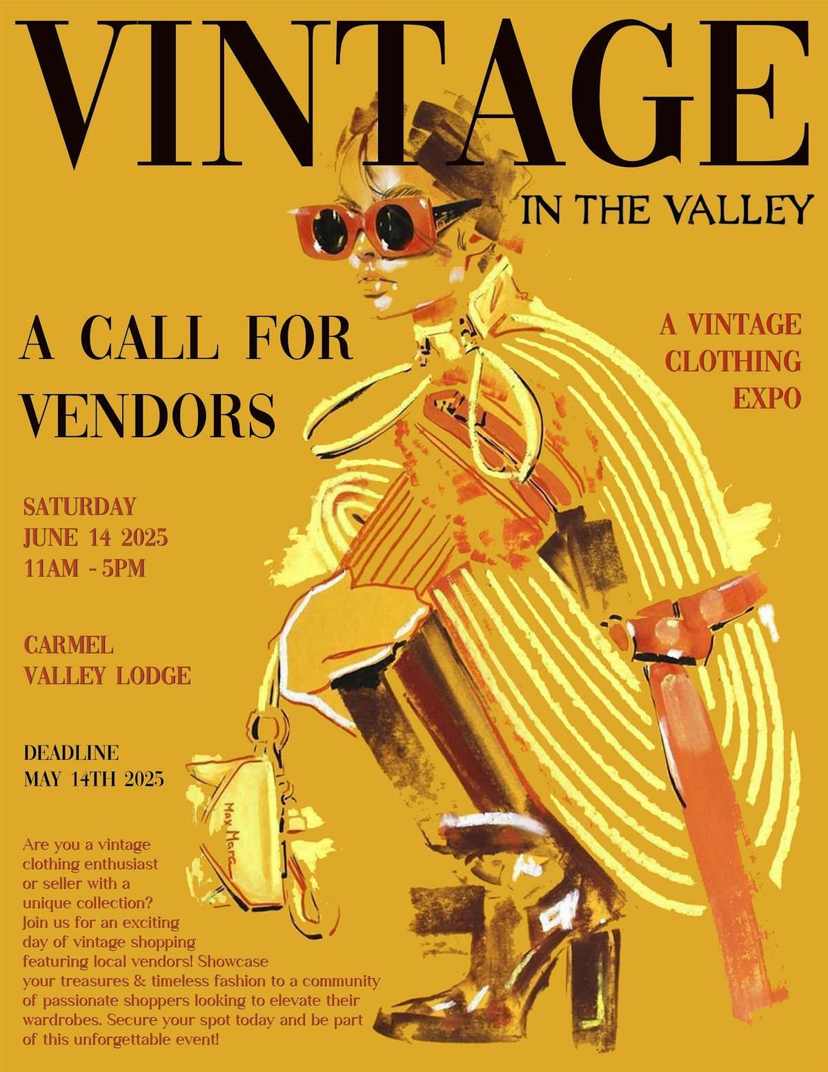 ~ A CALL FOR VENDORS ~ Vintage in the Valley