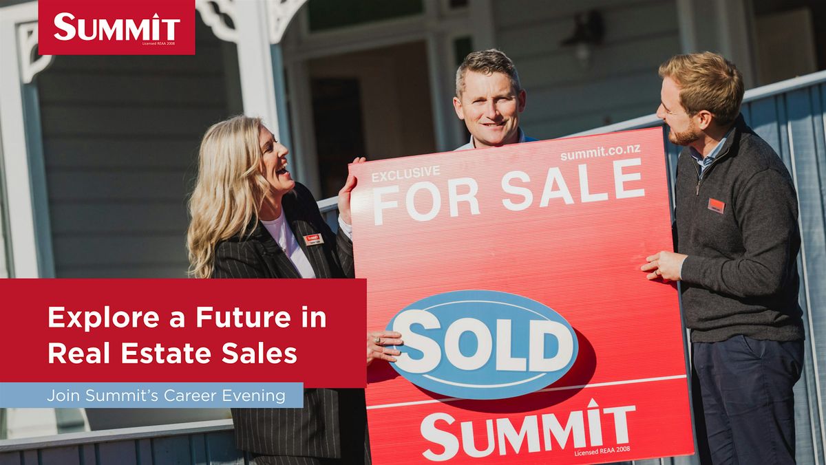 Career's Evening: Explore a Future in Real Estate Sales