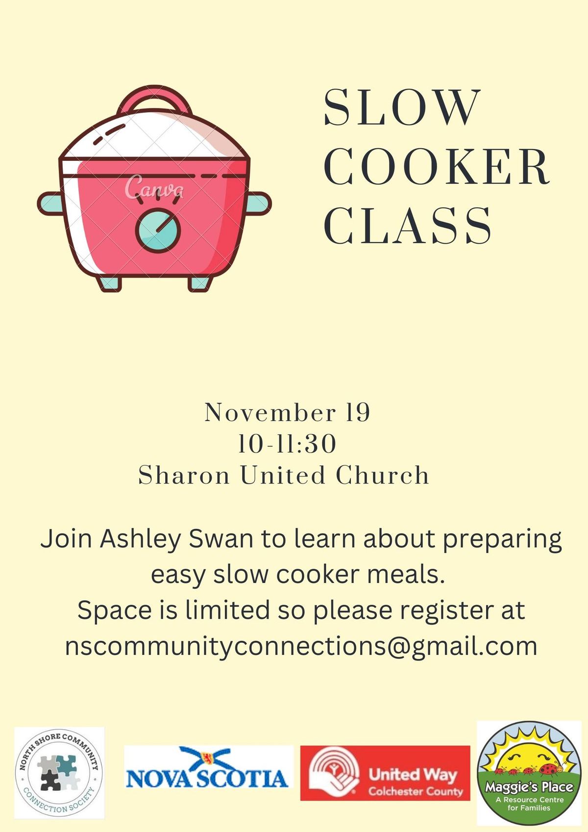 Slow Cooker Class