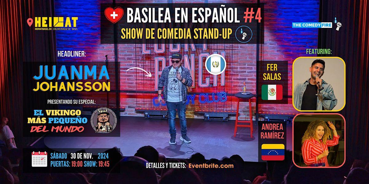 Basilea en Espa\u00f1ol #4 - El show de comedia stand-up en tu idioma en Basel