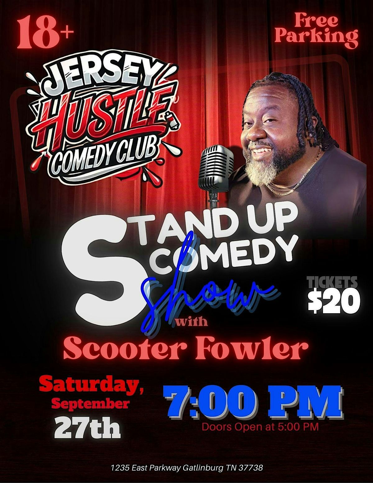 Scooter Fowler Comedy Show @ Jersey Hustle Comedy Club