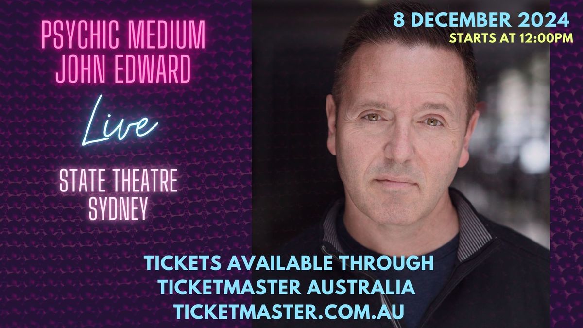 Crossing Over with Psychic Medium John Edward - Sydney, NSW