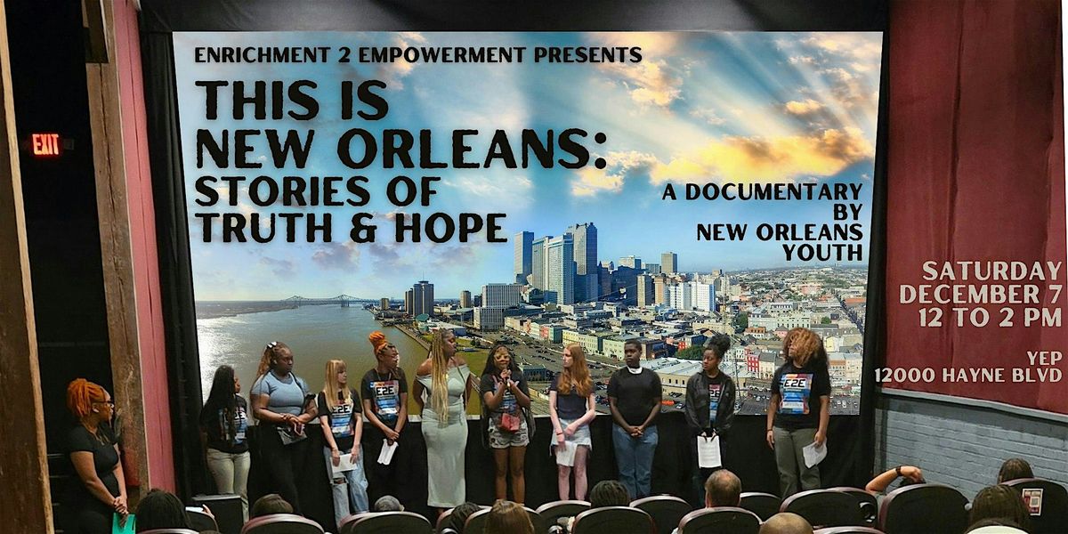 This is New Orleans Documentary Film Screening