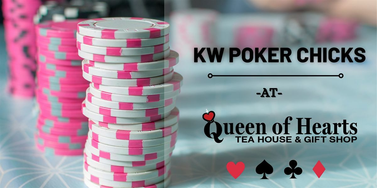 December 2025 Poker Chicks! Poker night at Queen of Hearts Tea House