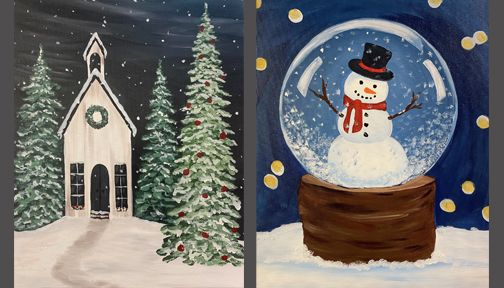 A Thirst For Art at Stonecroft {White Church or Snow Globe}