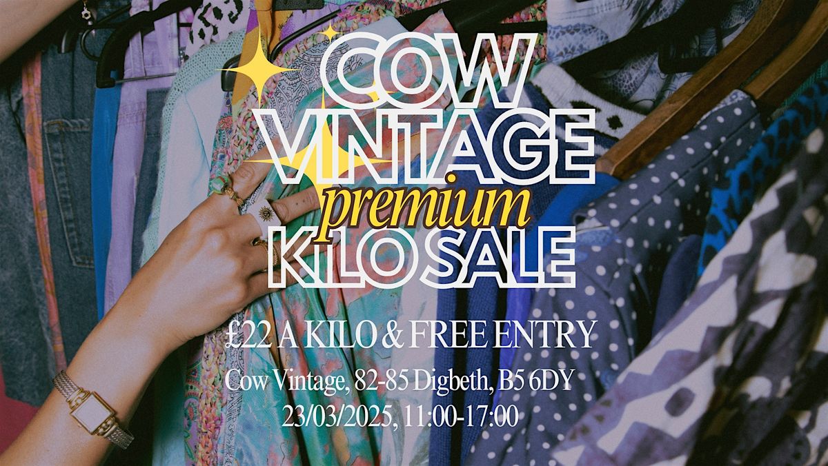 Cow vintage premium kilo sale (Birmingham, Digbeth)