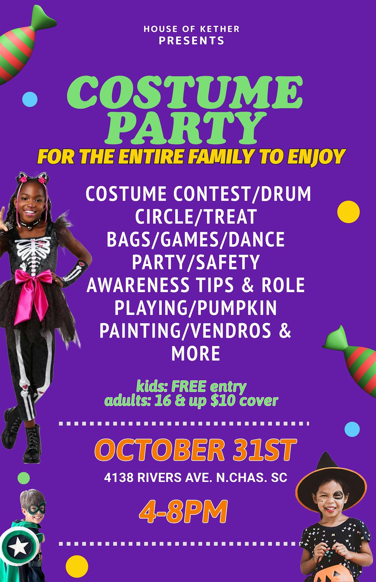 Family Friendly Costume Party!