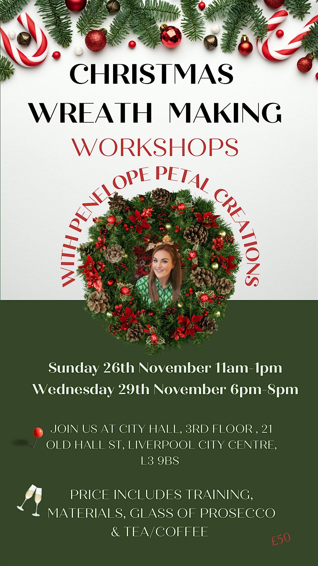 Christmas Wreath Workshop - Morning