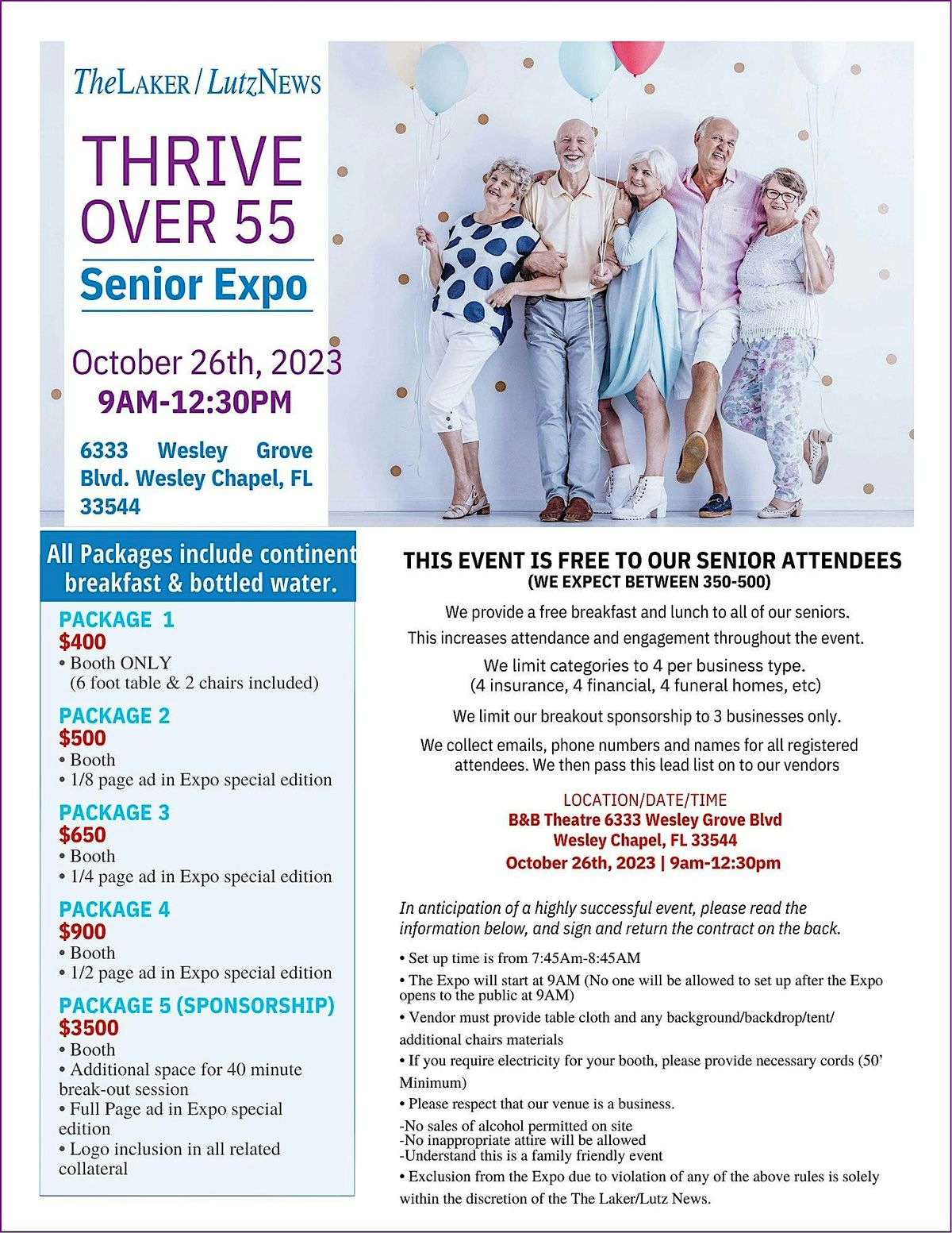 Thrive Over 55 Senior Expo