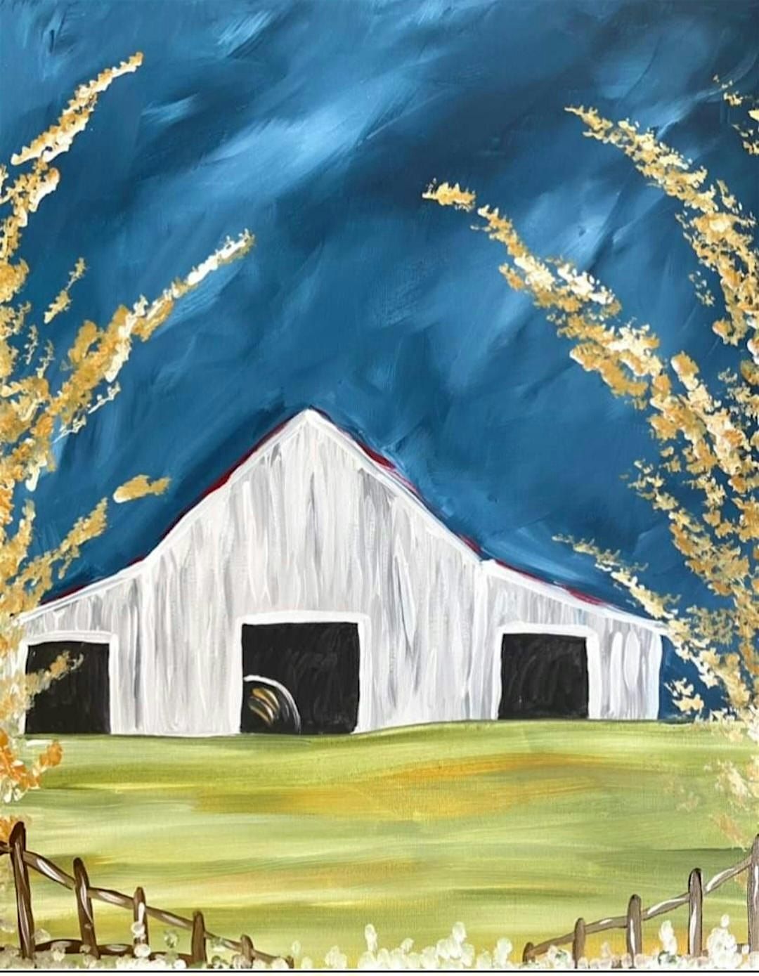 Stormy Fall Painting party at R-Dee Winery & Powder Hollow Brewery
