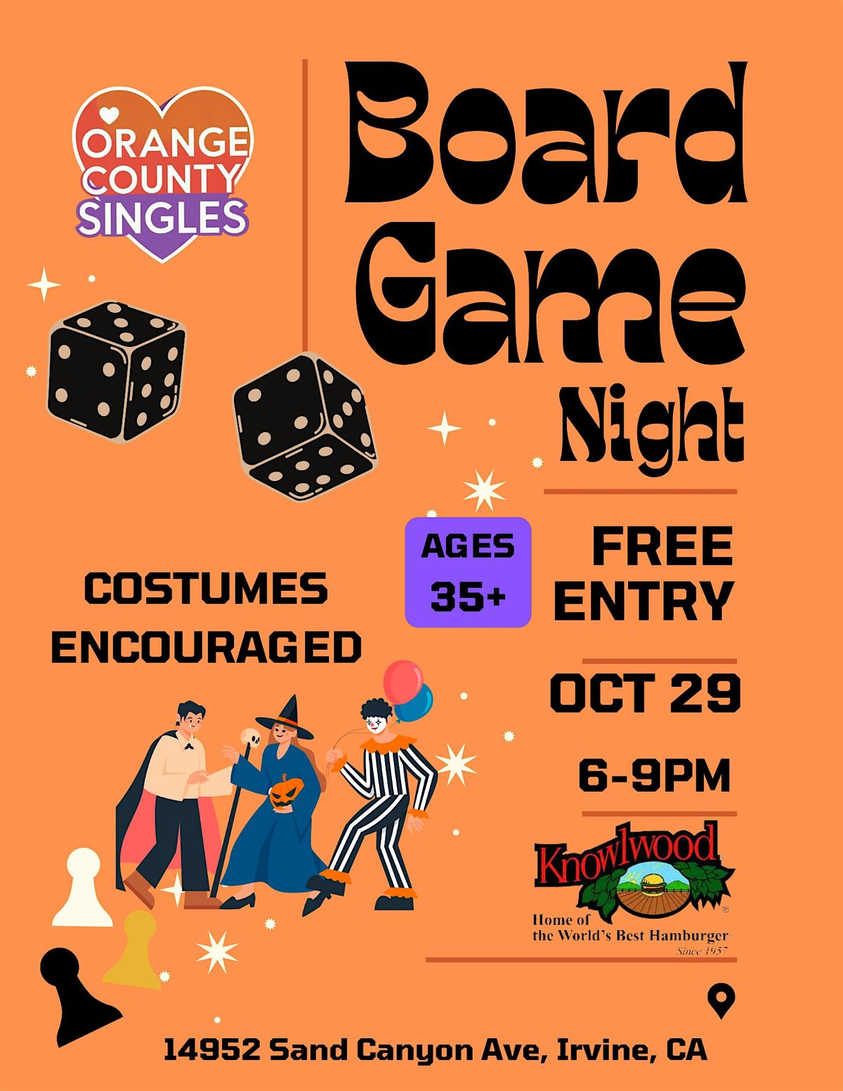 Singles Game Night 35+