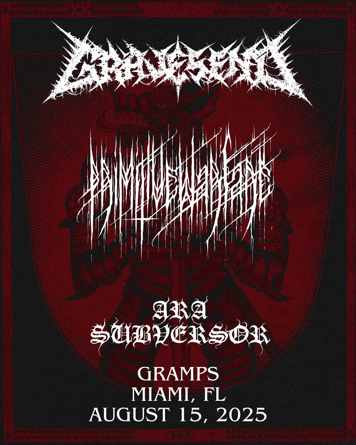 Gravesend, Primitive Warfare, Ara Subversor