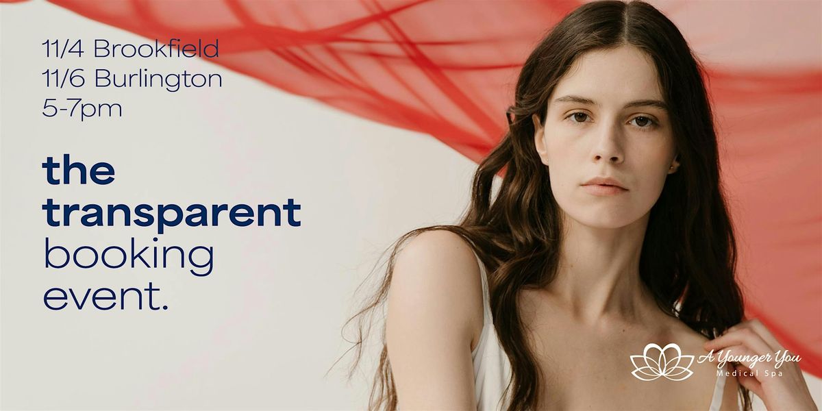 A Younger You Brookfield: The Transparent Booking Event
