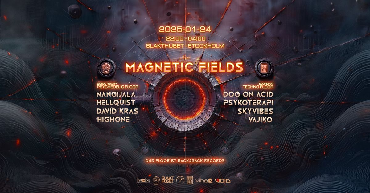 Magnetic Fields | 3 Floors, Techno - Psychedelic - DNB 