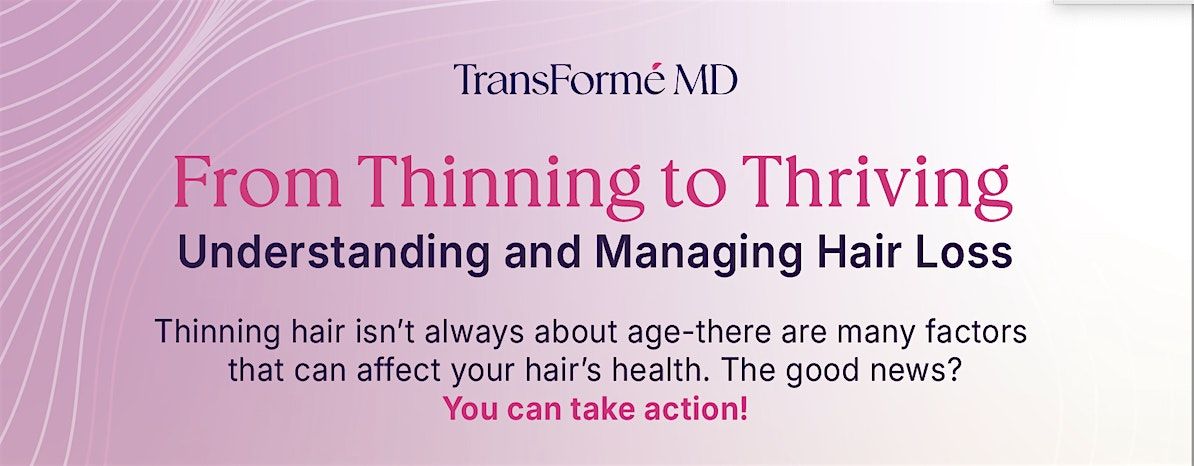 "From Thinning to Thriving"