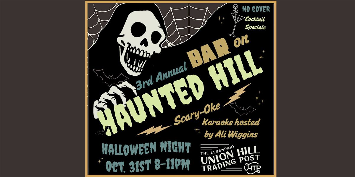 Bar on Haunted Hill at Union Hill Trading Post