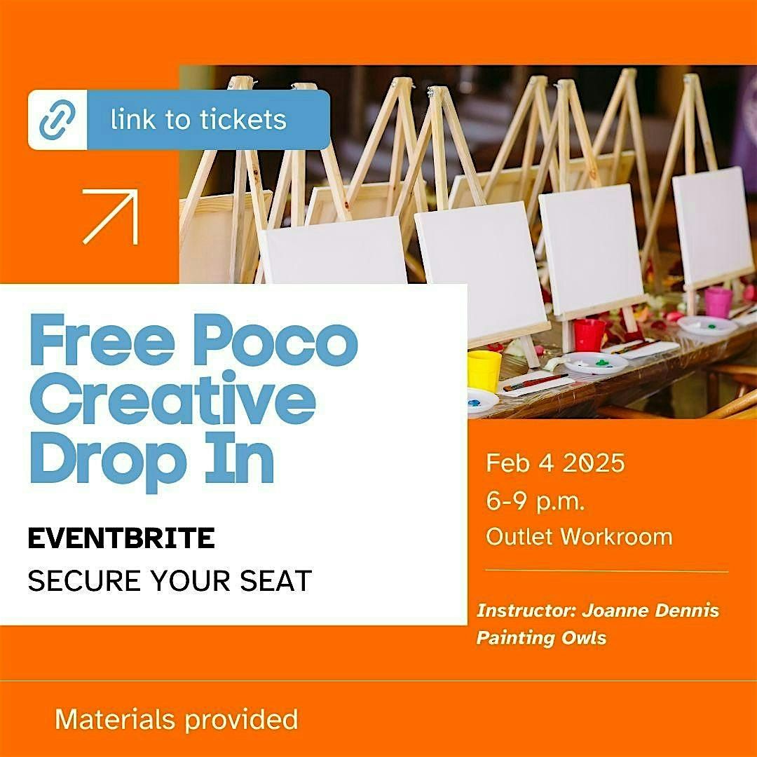 FREE PoCo Creative Drop In - Feb 4th 2025