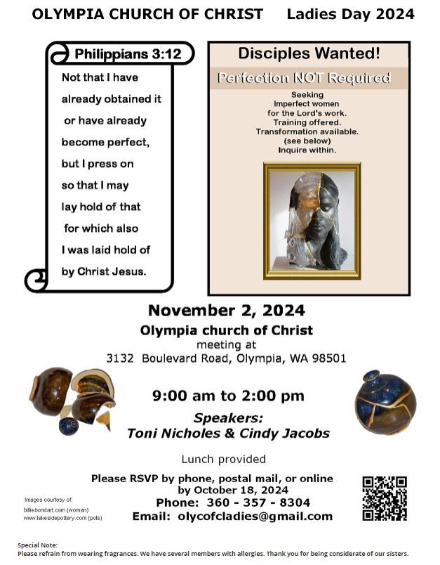 Olympia church of Christ Ladies' Day