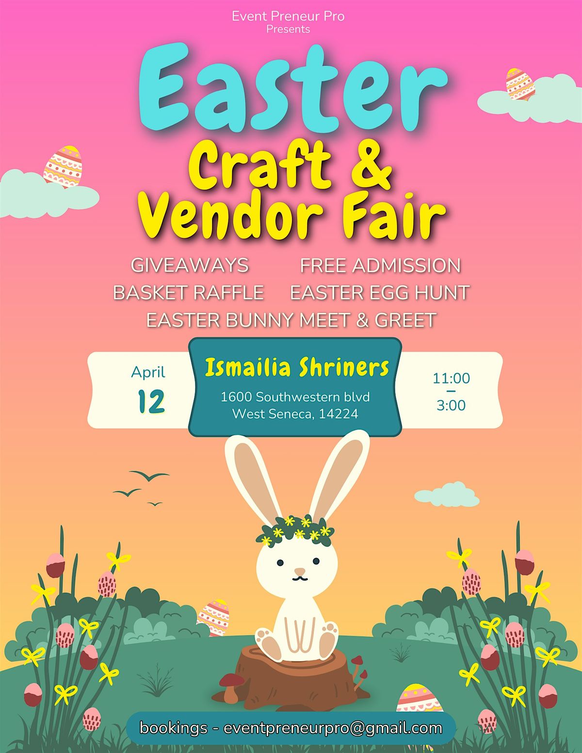 Easter Craft & Vendor Fair and Easter Bunny Meet & Greet