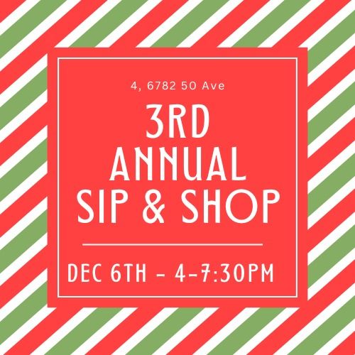 3rd Annual Holiday Sip and Shop