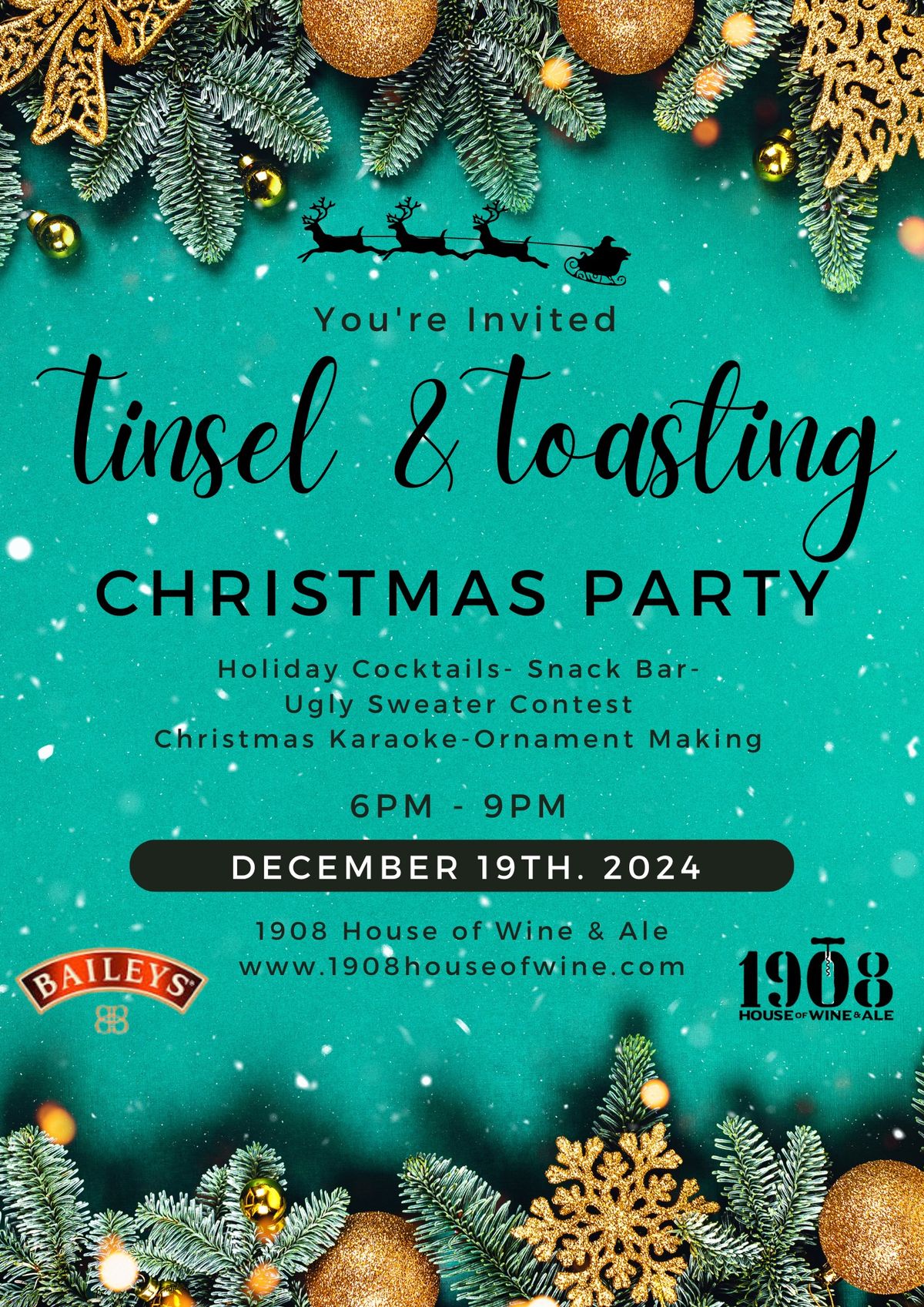 Tinsel & Toasting Christmas Party