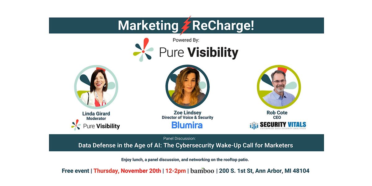 Pure Visibility presents Marketing\u26a1ReCharge! in November