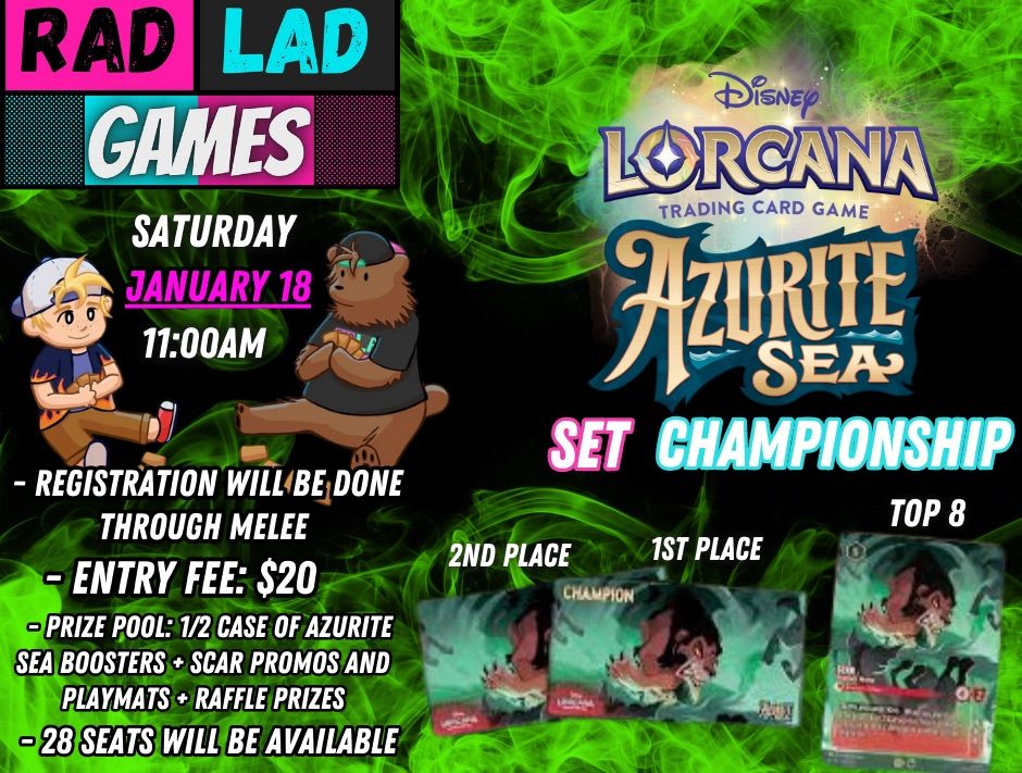 Disney Lorcana: Azurite Sea Set Championship