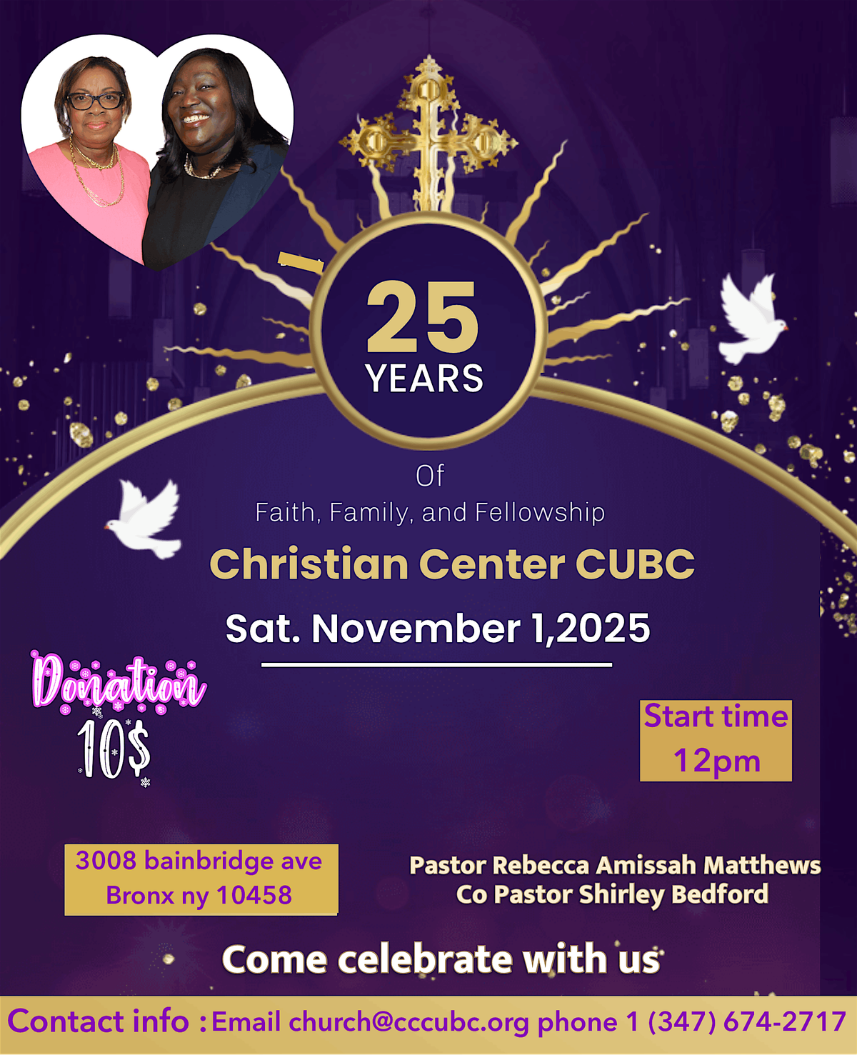 Christian Center CUBC 25th Anniversary Brunch