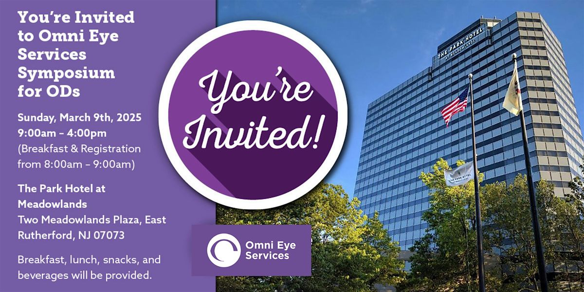 Omni Eye Services March CE Event for Optometrists \u2013 Earn 6 Credits