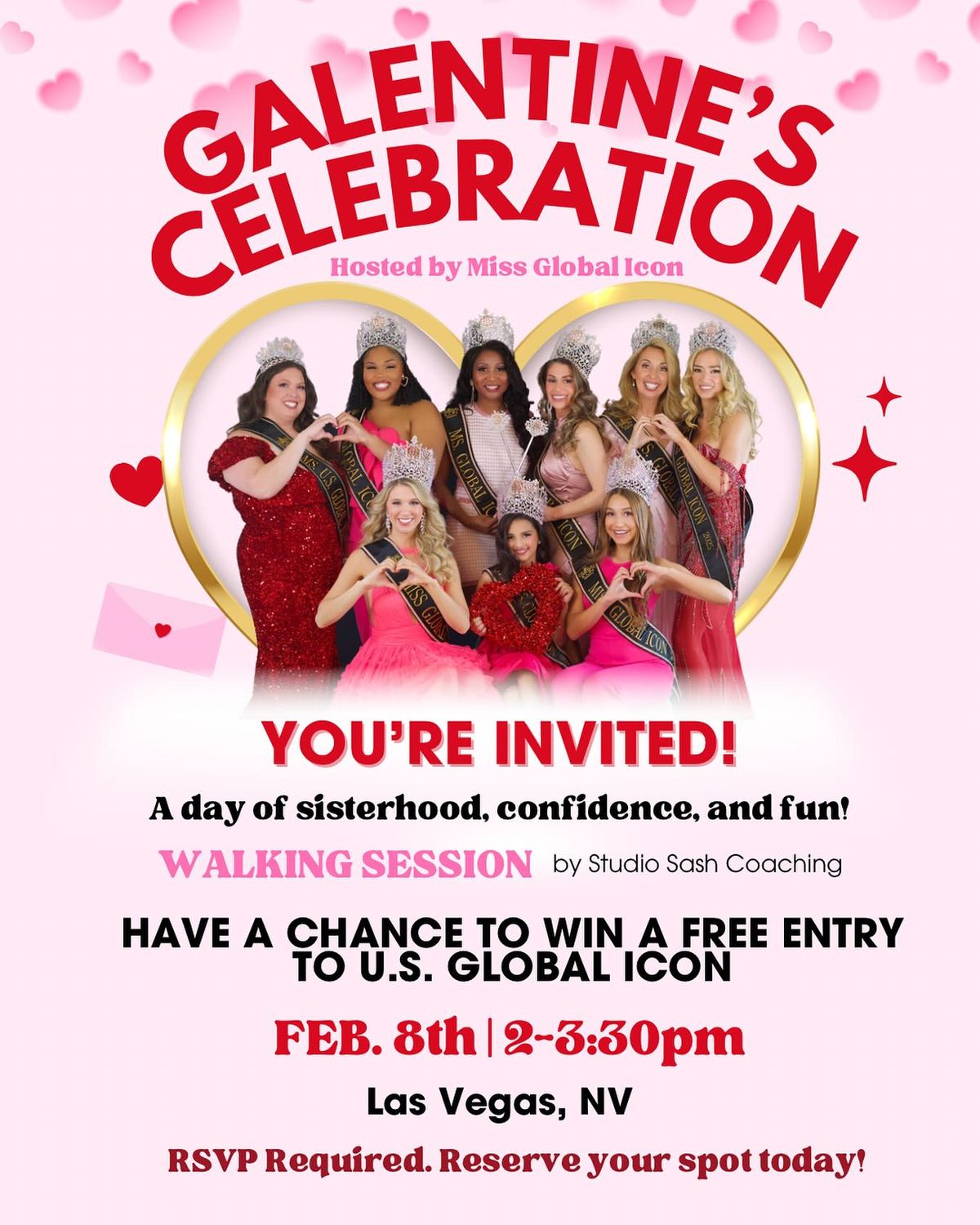 Galentine\u2019s Celebration \/ Pageant Workshop