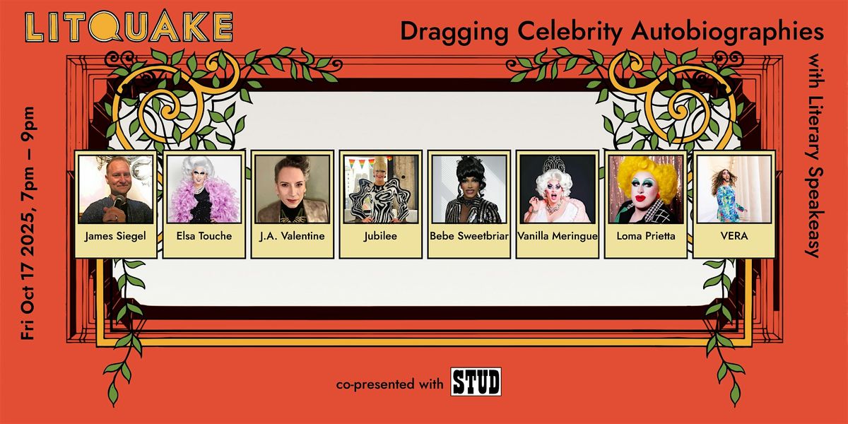 Literary Speakeasy Presents: Dragging Celebrity Autobiographies