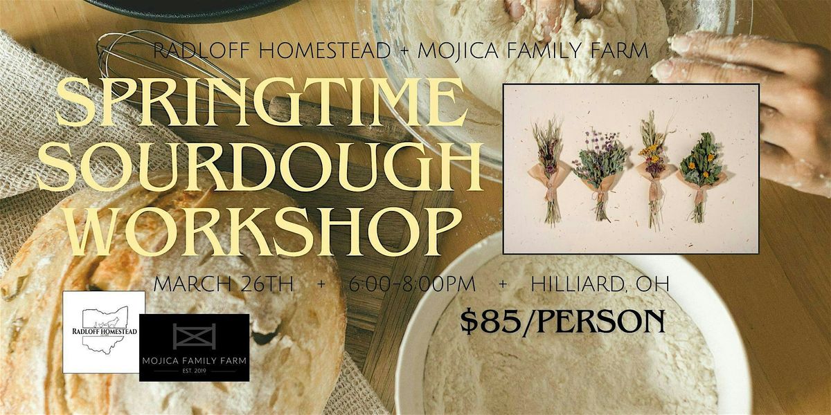 Springtime Sourdough Workshop with Dried Herb & Edible Floral Bar