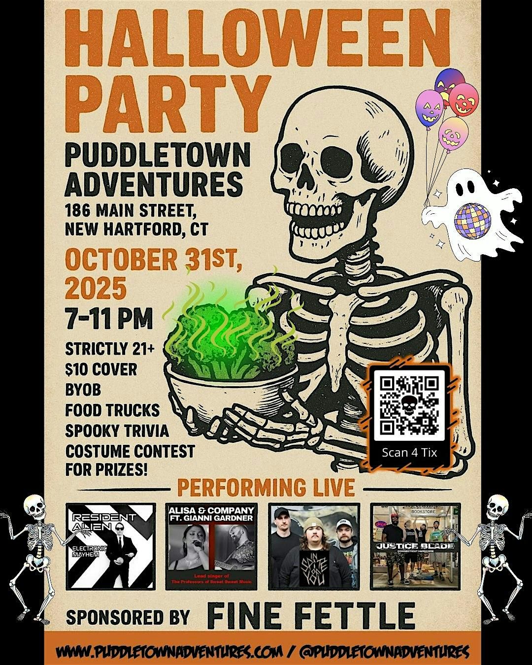 Halloween Party Sponsored by Fine Fettle!