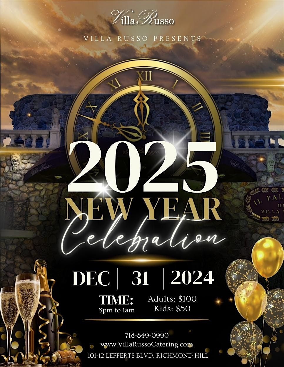 2025 New Year's Eve Celebration!!!