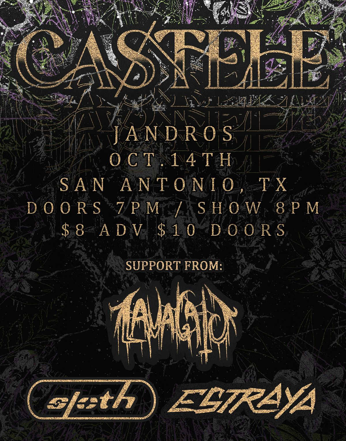 Castele Fall Tour 2025 with LavaGato, Sloth, and Estraya